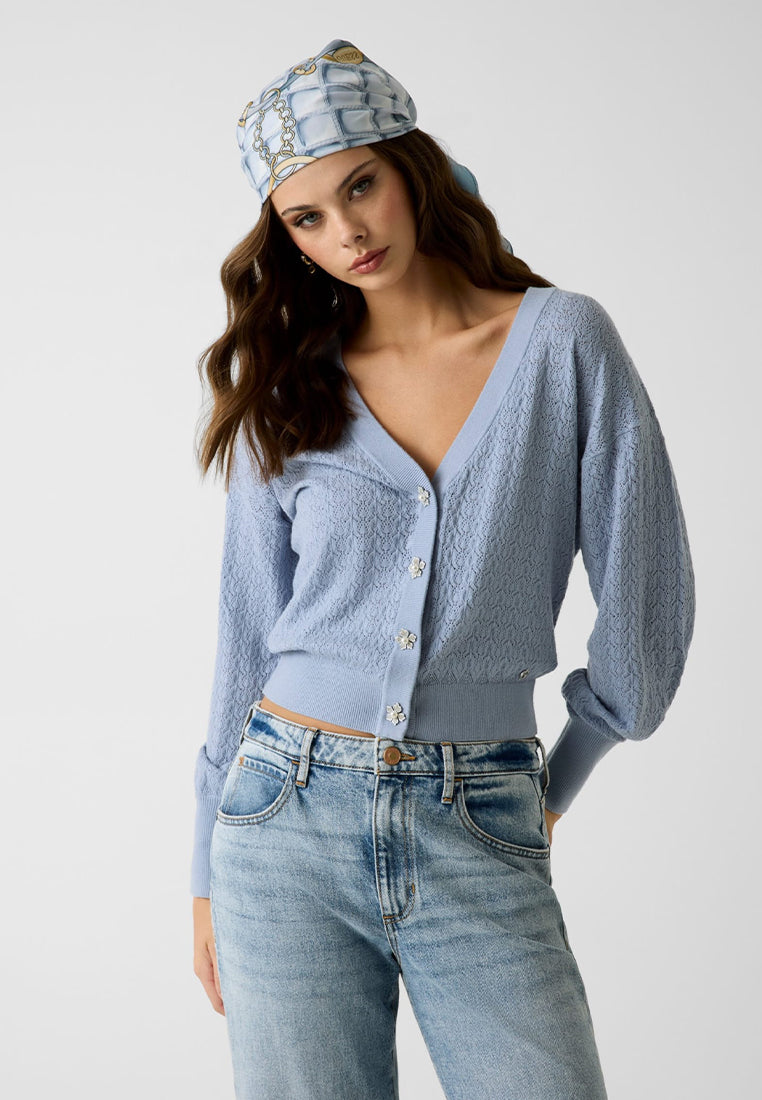 Longsleeves Vneck Nina Cardi Sweater