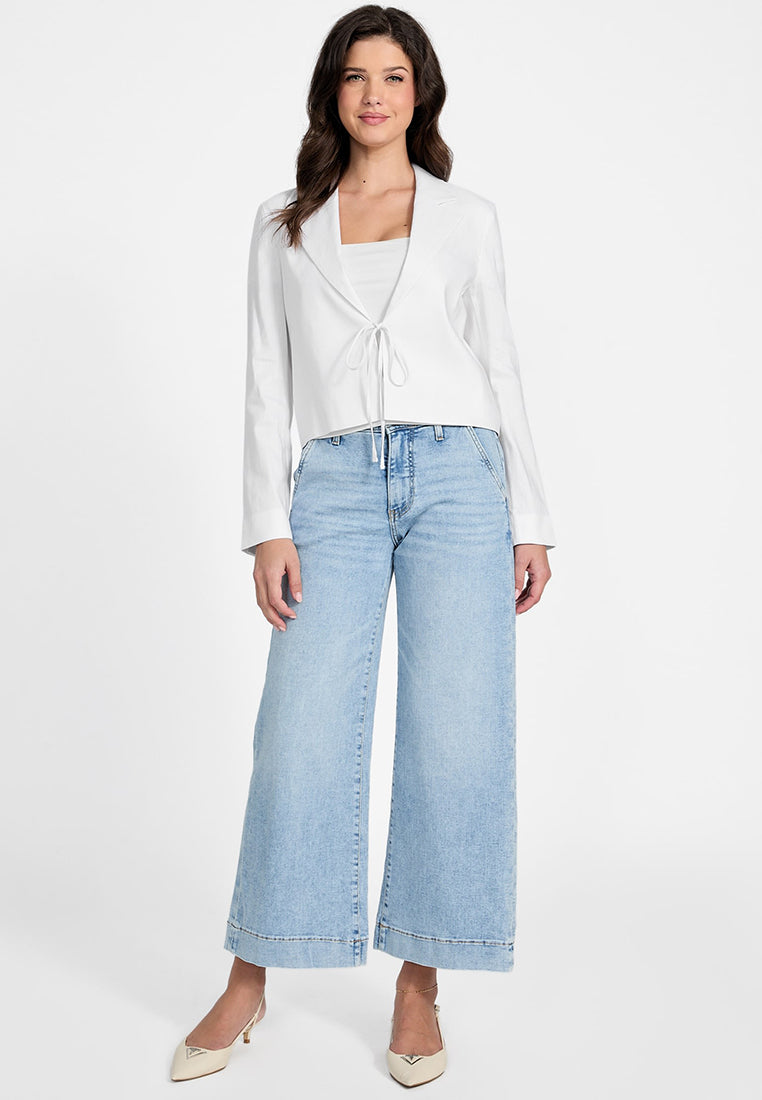 Long Sleeves Linden Cropped Blazer