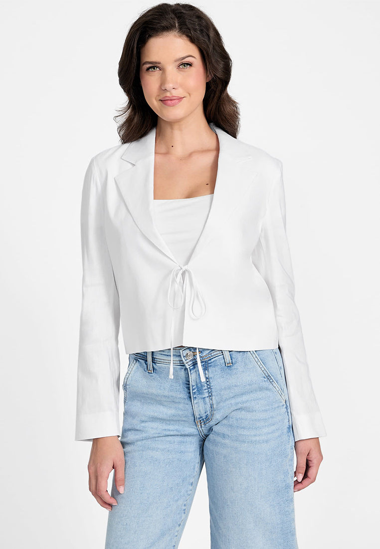 Long Sleeves Linden Cropped Blazer
