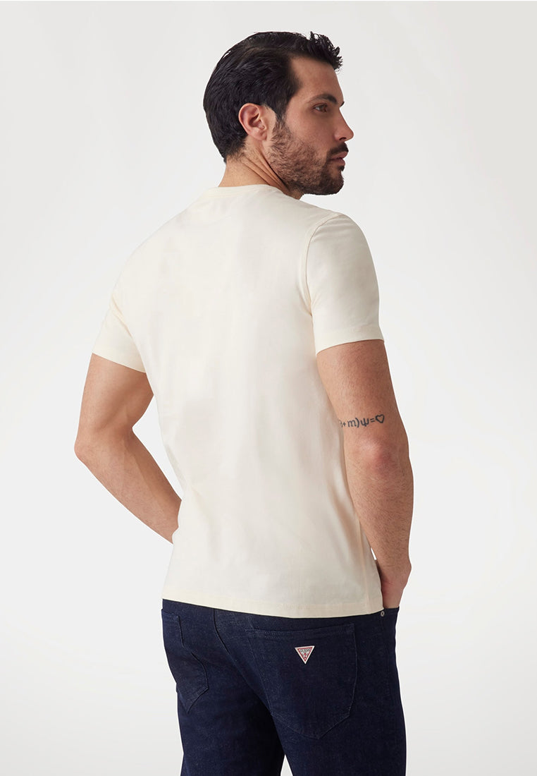 Short Sleeves Crew Neck Guess Logo Tee