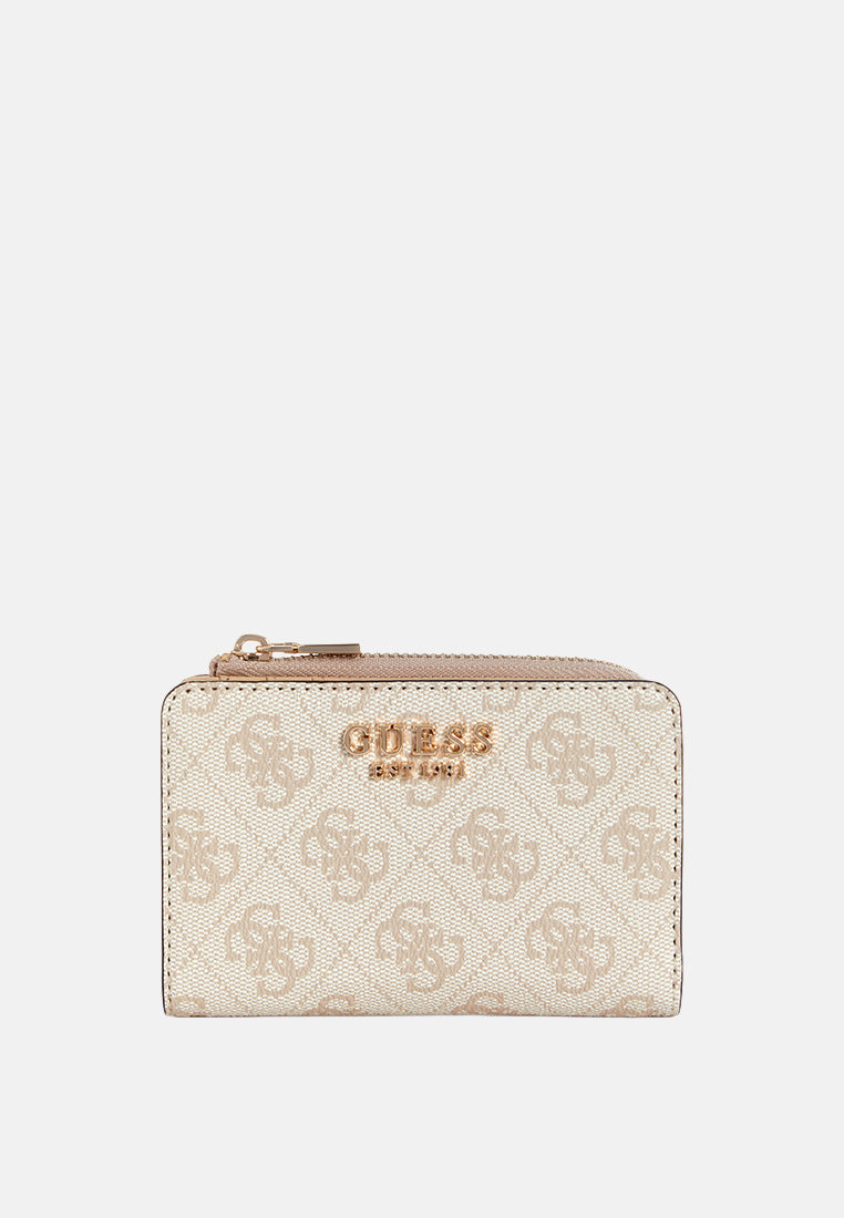 Yvonne Logo Zip Around Card Case Wallet