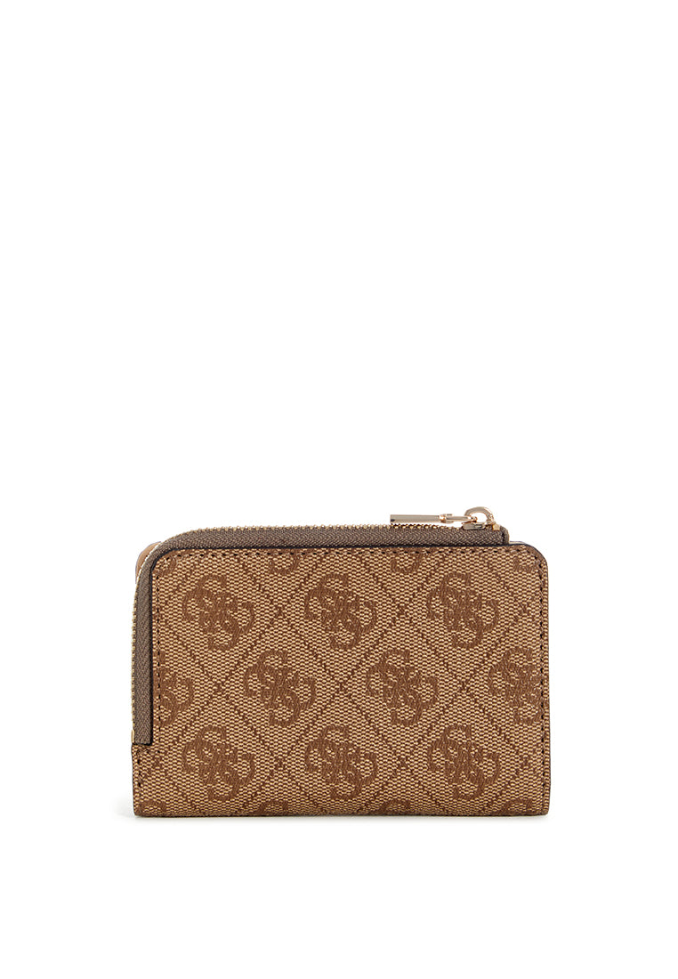 Yvonne Logo Zip Around Card Case Wallet