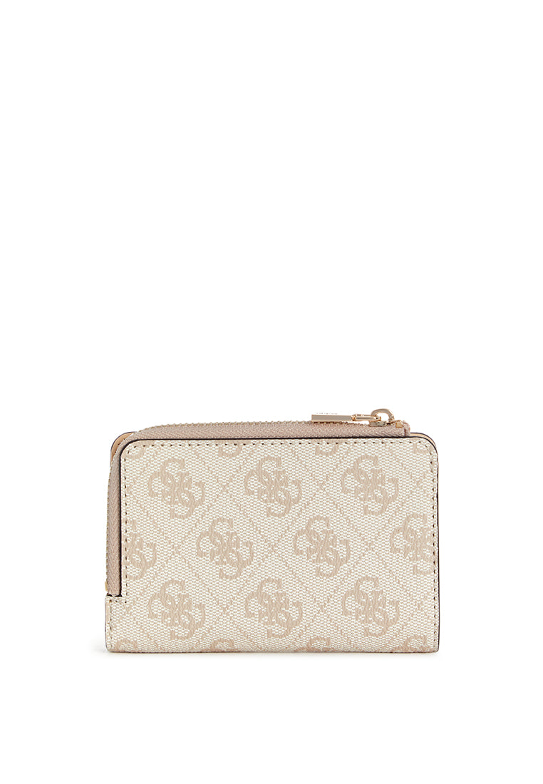 Yvonne Logo Zip Around Card Case Wallet