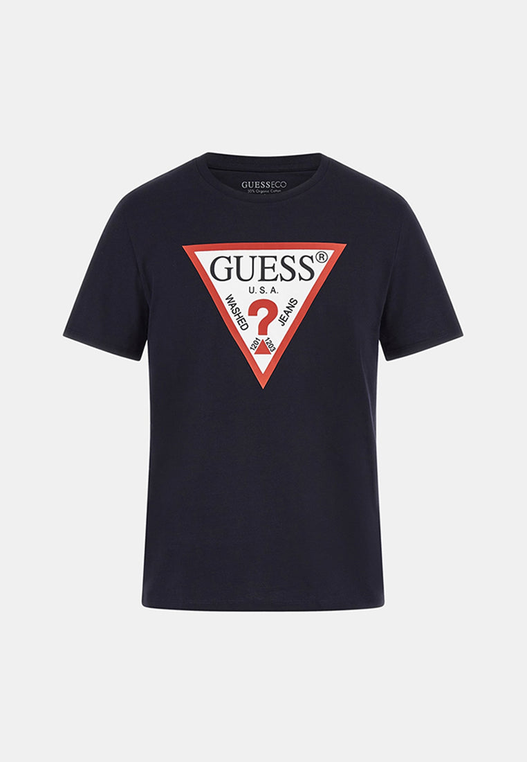 Crew Neck Short Sleeves Original Logo Tee