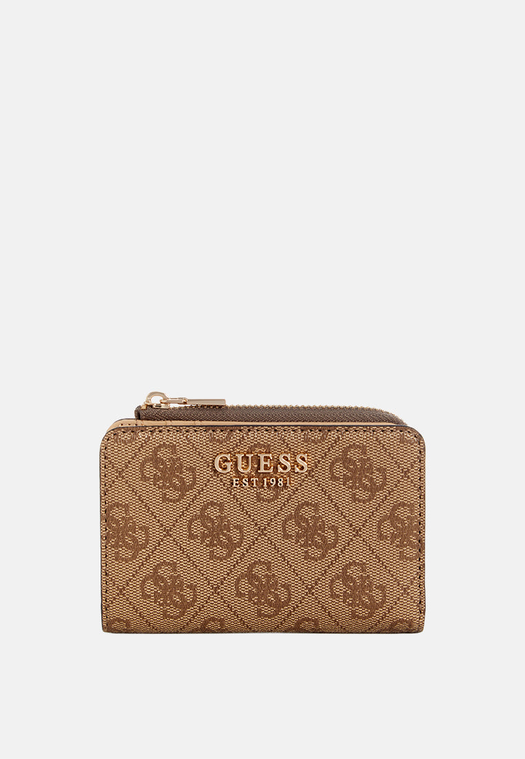 Yvonne Logo Zip Around Card Case Wallet