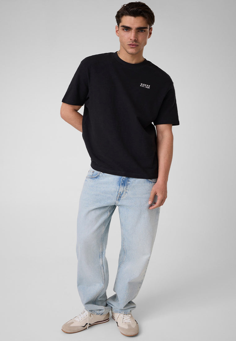 Shortsleeves Crewneck Oversize Slub Small Logo