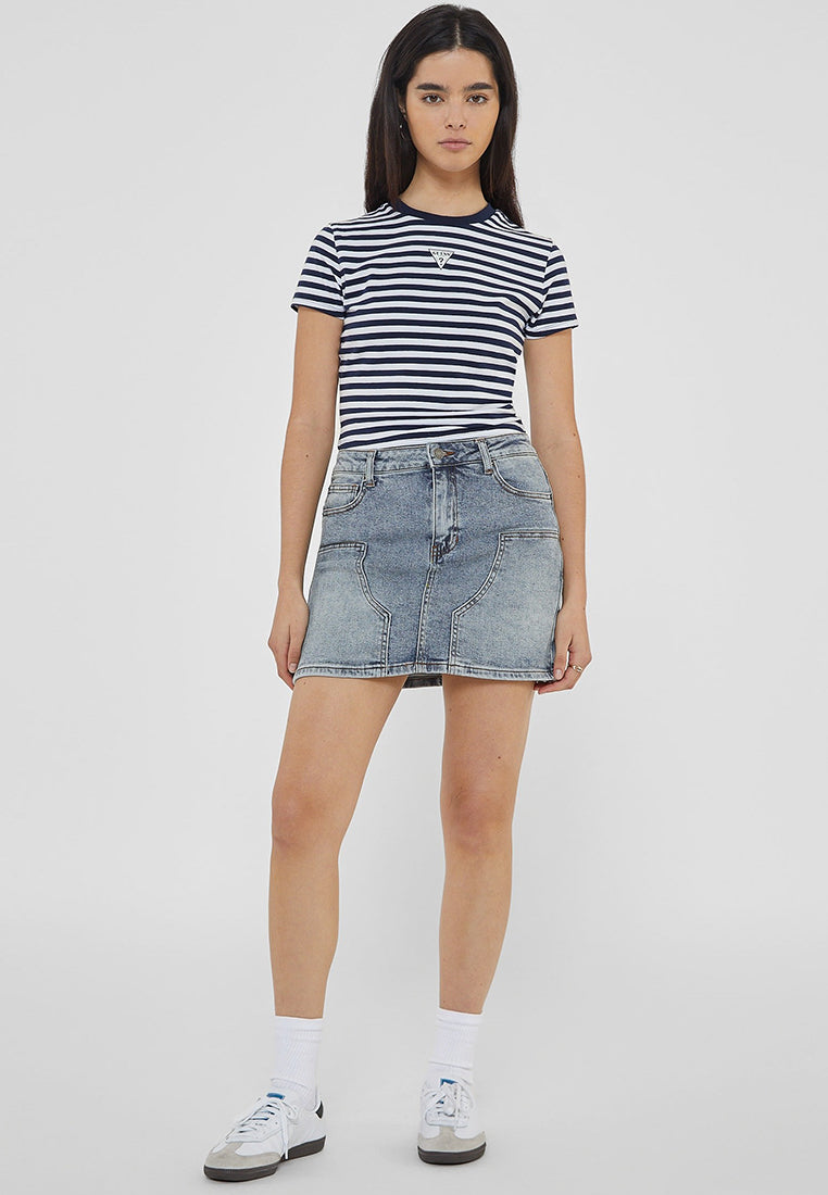 GUESS Originals Core Striped Baby Tee