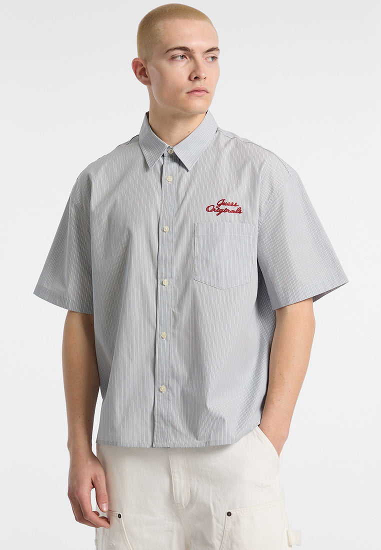 GO Striped Poplin Shirt