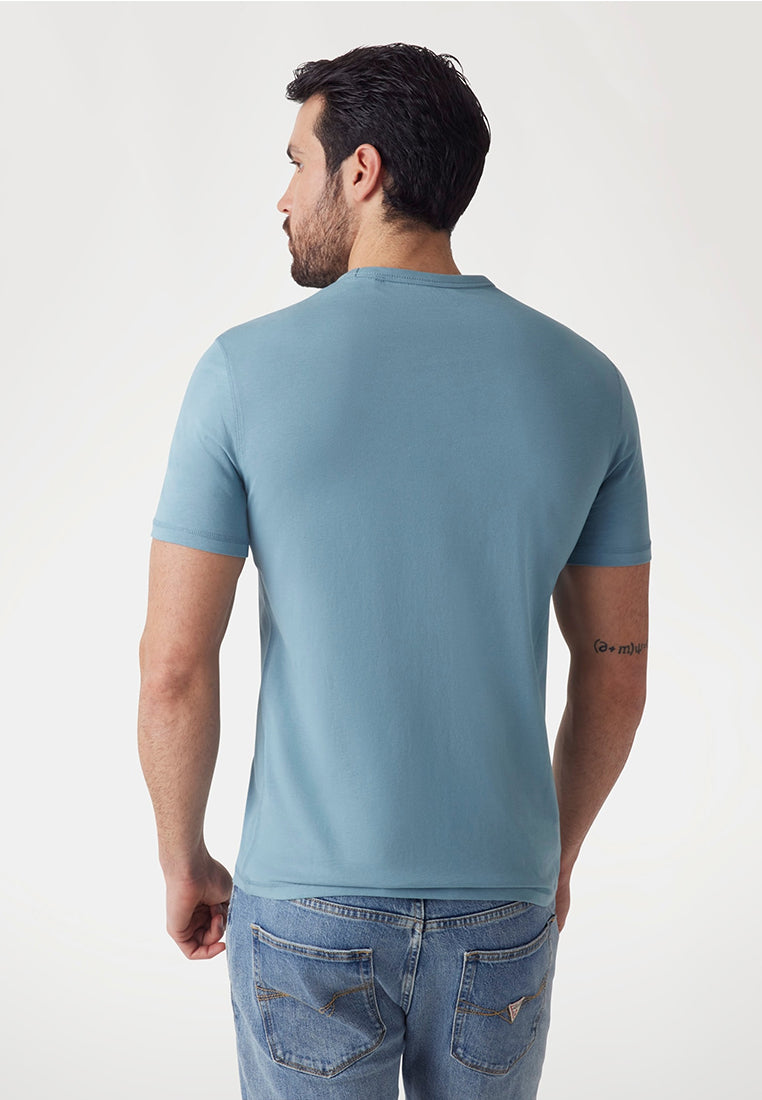 Short Sleeves Crew Neck Guess Logo Tee