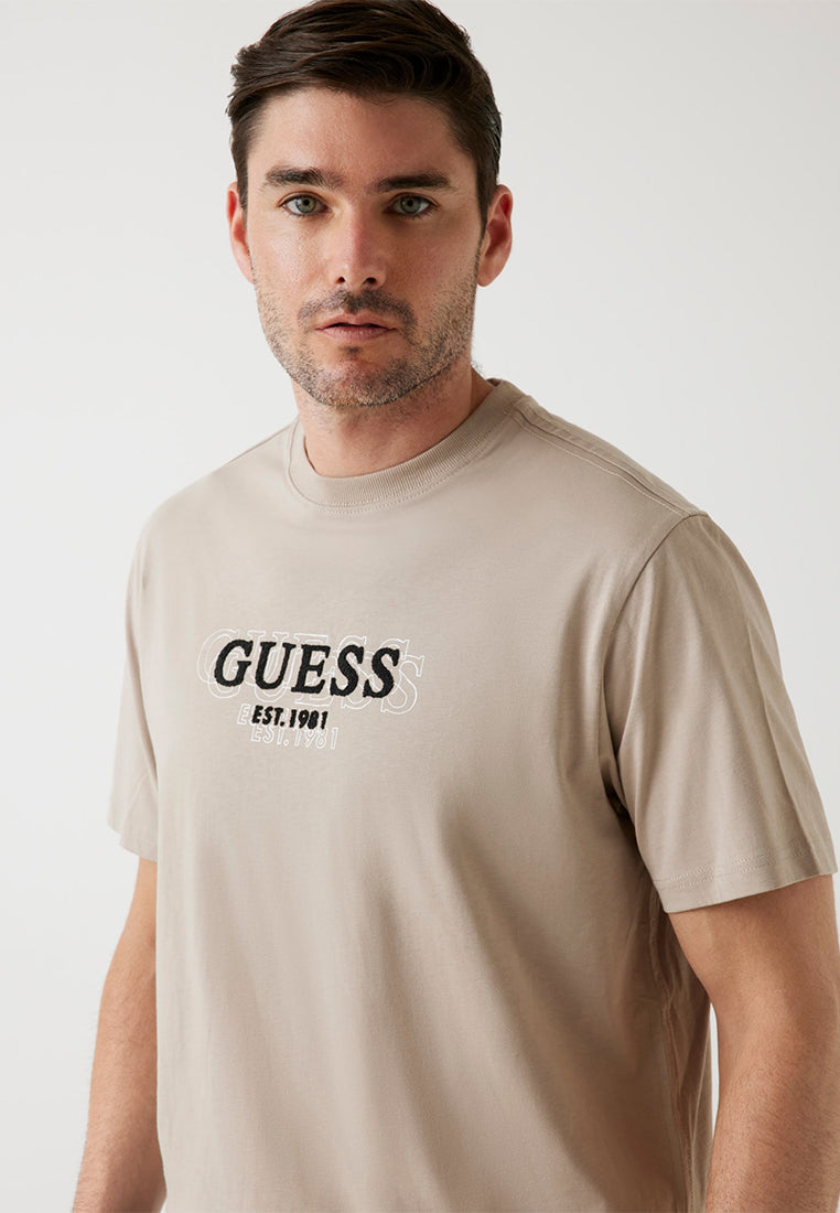 Crewneck Short Sleeves Small Logo Tee