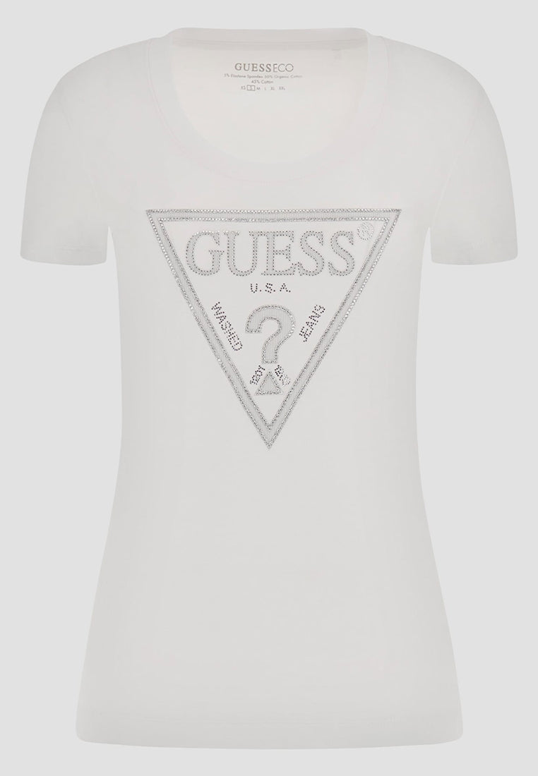 Shortsleeves Crewneck Shiny Triangle Tee