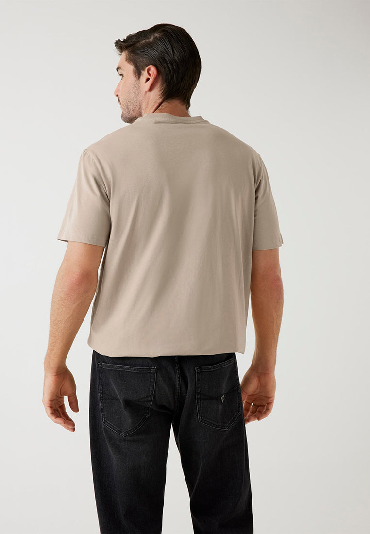 Crewneck Short Sleeves Small Logo Tee