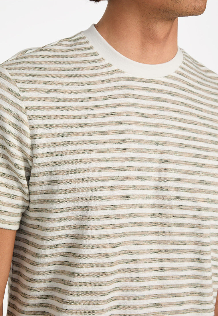 Shortsleeves Baxter Stripe Crew