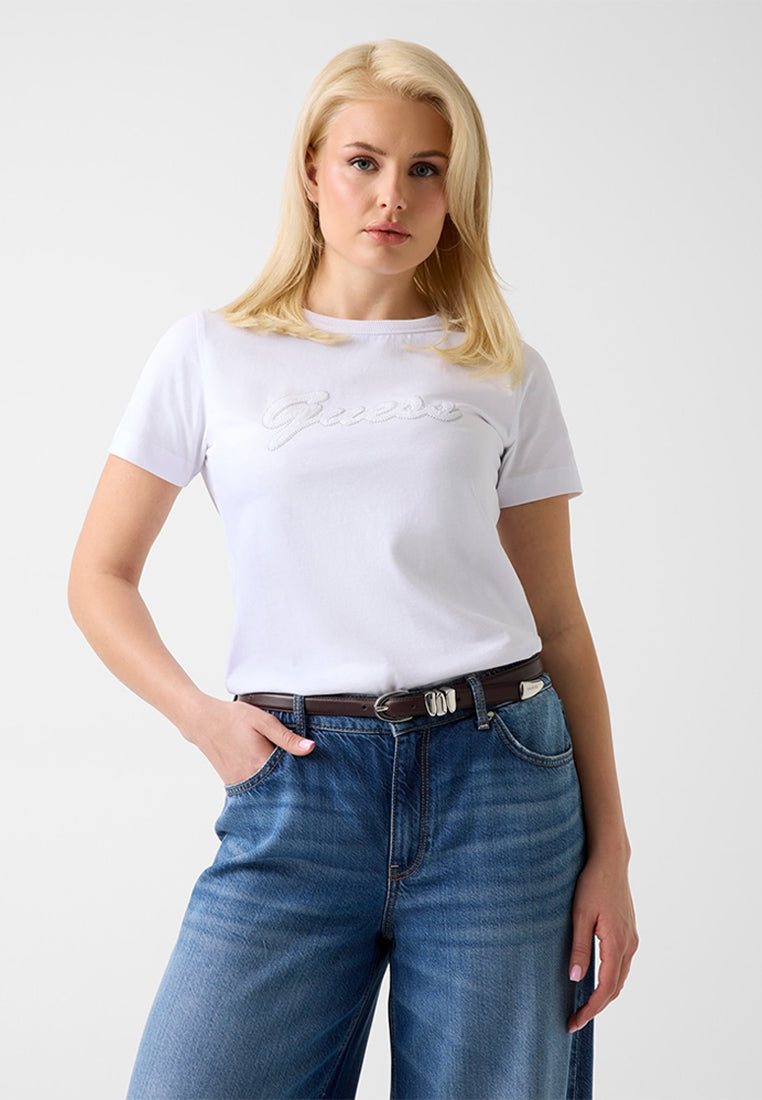 Shortsleeves Crewneck 3D Script Tee