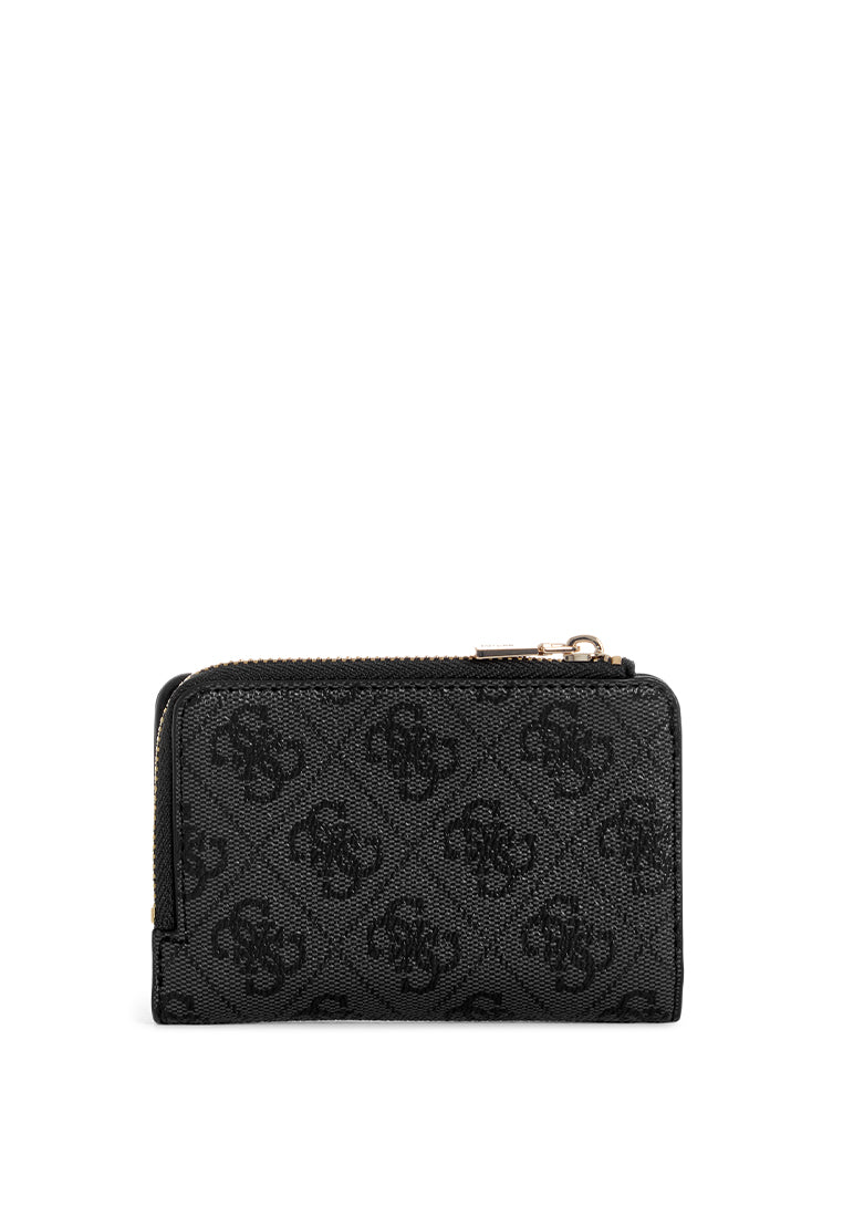 Yvonne Logo Zip Around Card Case Wallet