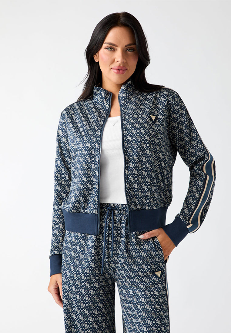 4G Allover Jacquard Full Zip J