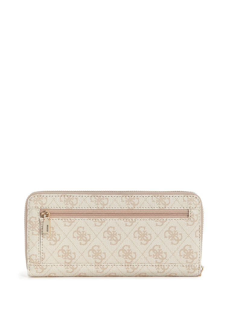 Yvonne Logo Large Zip Around Wallet