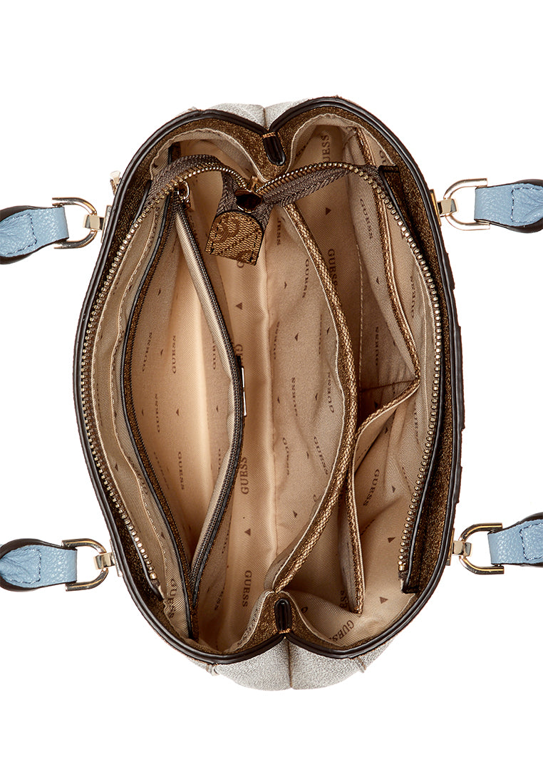 Noelle II Small Multi Comp Satchel Bag