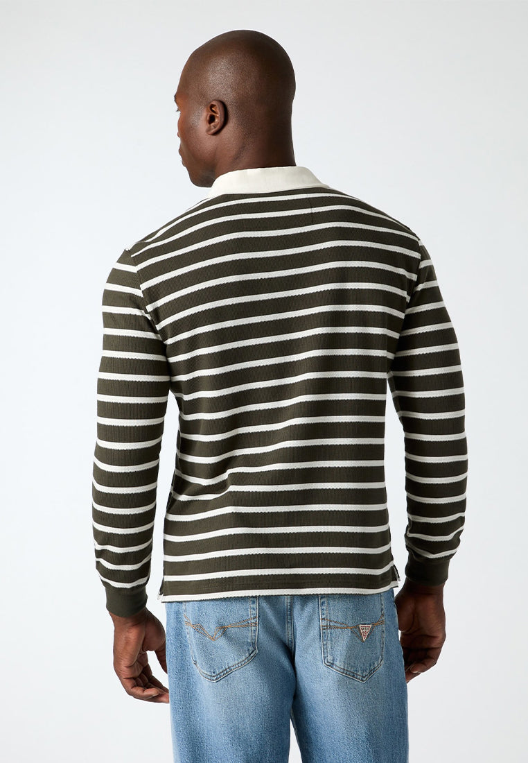 Longsleeves Jacquard Striped Coun