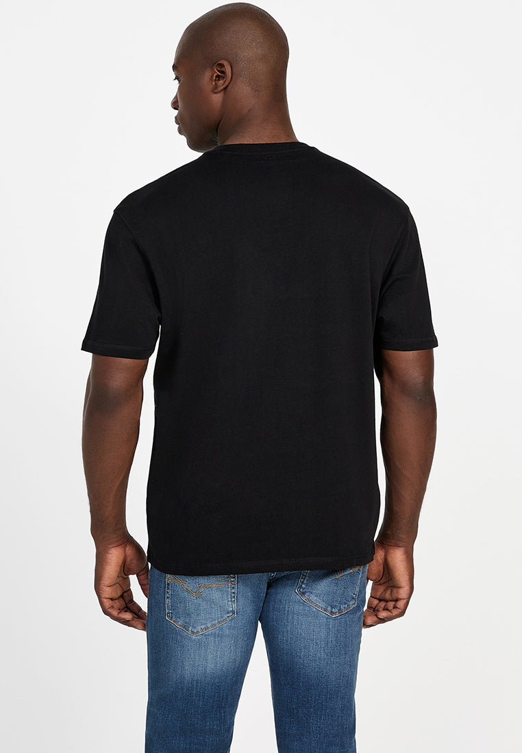 Shortsleeves Crew Neck Patch At Chest Tee