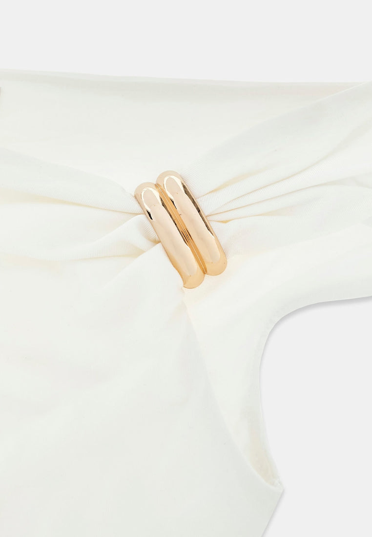Shortsleeves Off Shoulder Suni Top