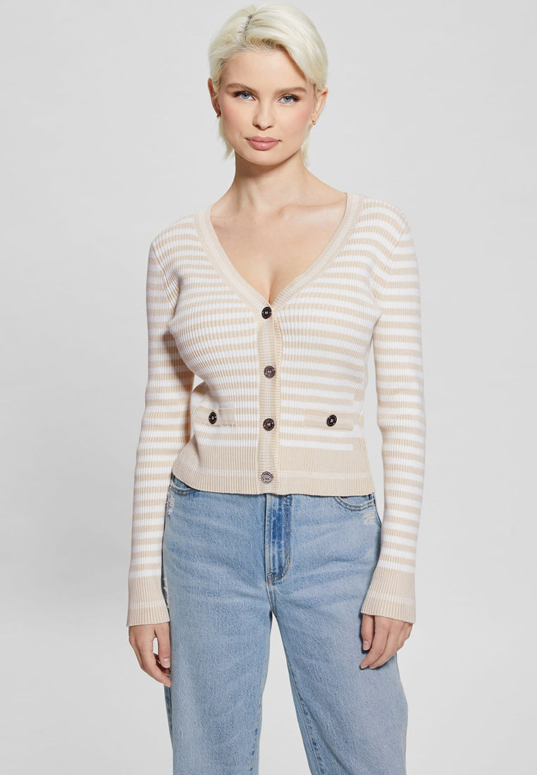 Longsleeves Mix Stripe Rib Marti Cardi