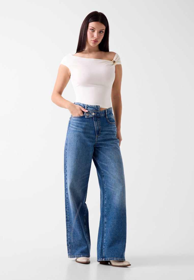 Shortsleeves Off Shoulder Suni Top