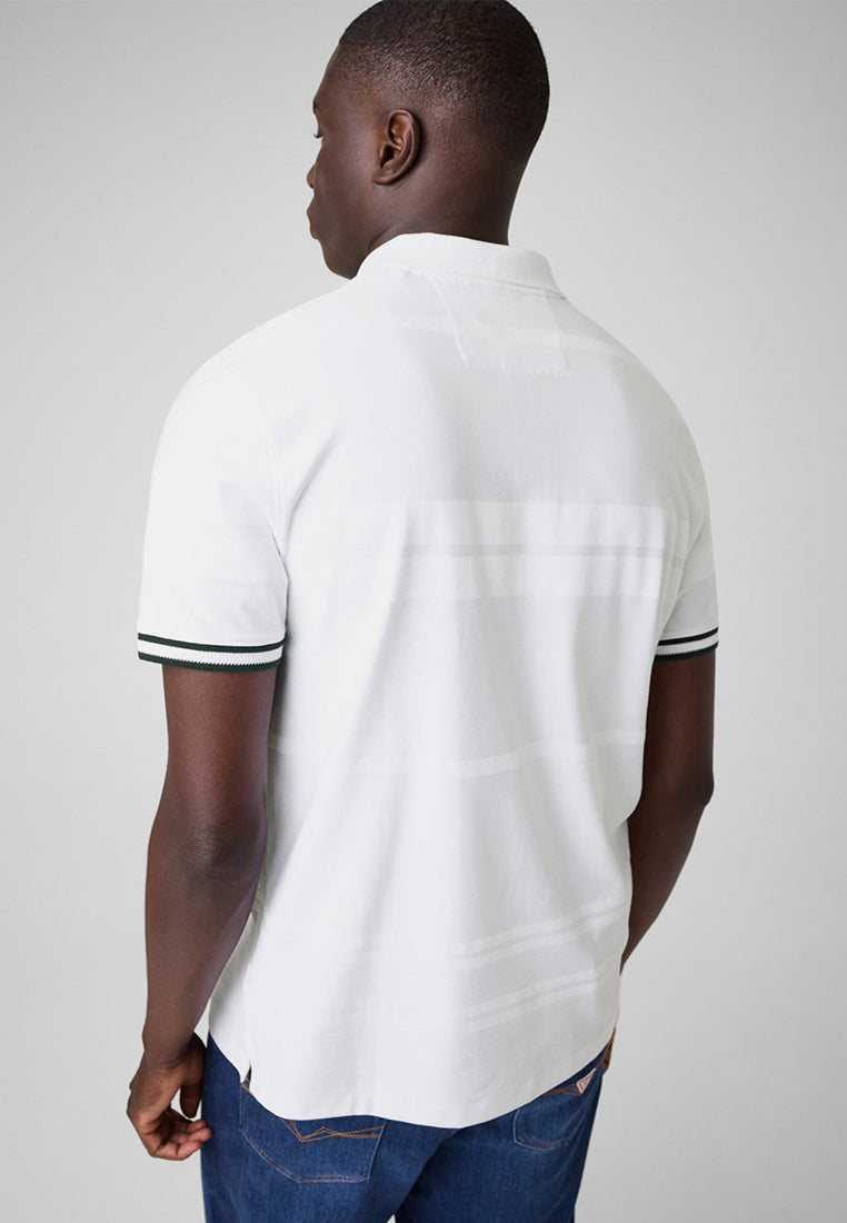 Shortsleeves Jacqaurd Detailed Polo