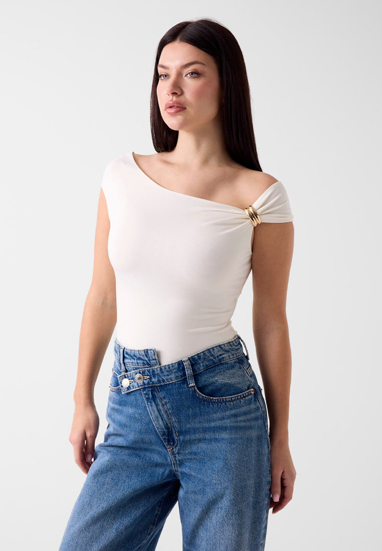 Shortsleeves Off Shoulder Suni Top