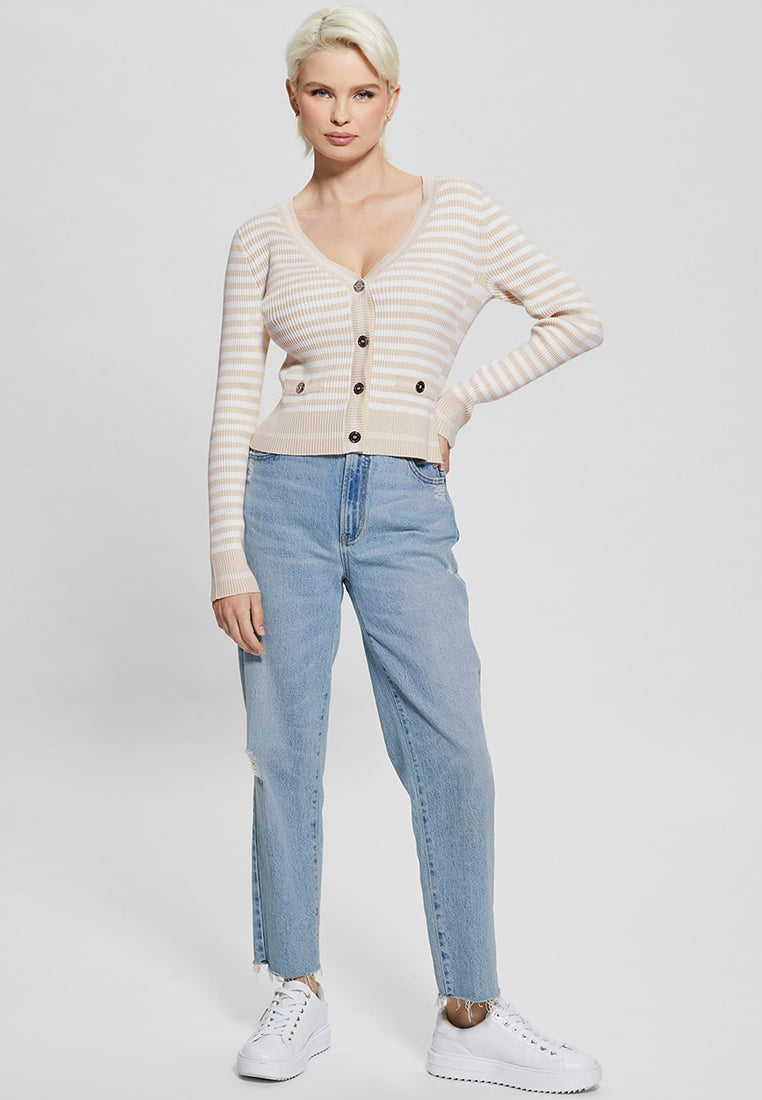Longsleeves Mix Stripe Rib Marti Cardi