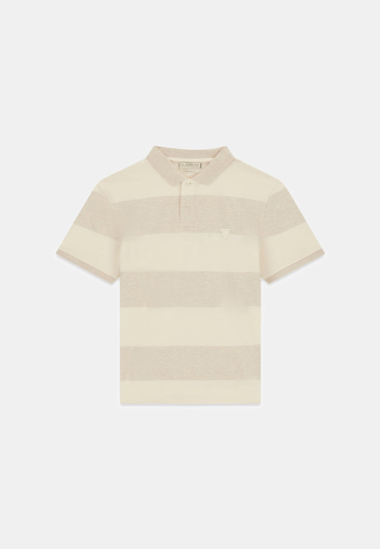 Shortsleeves Yarn Dyed Striped Polo