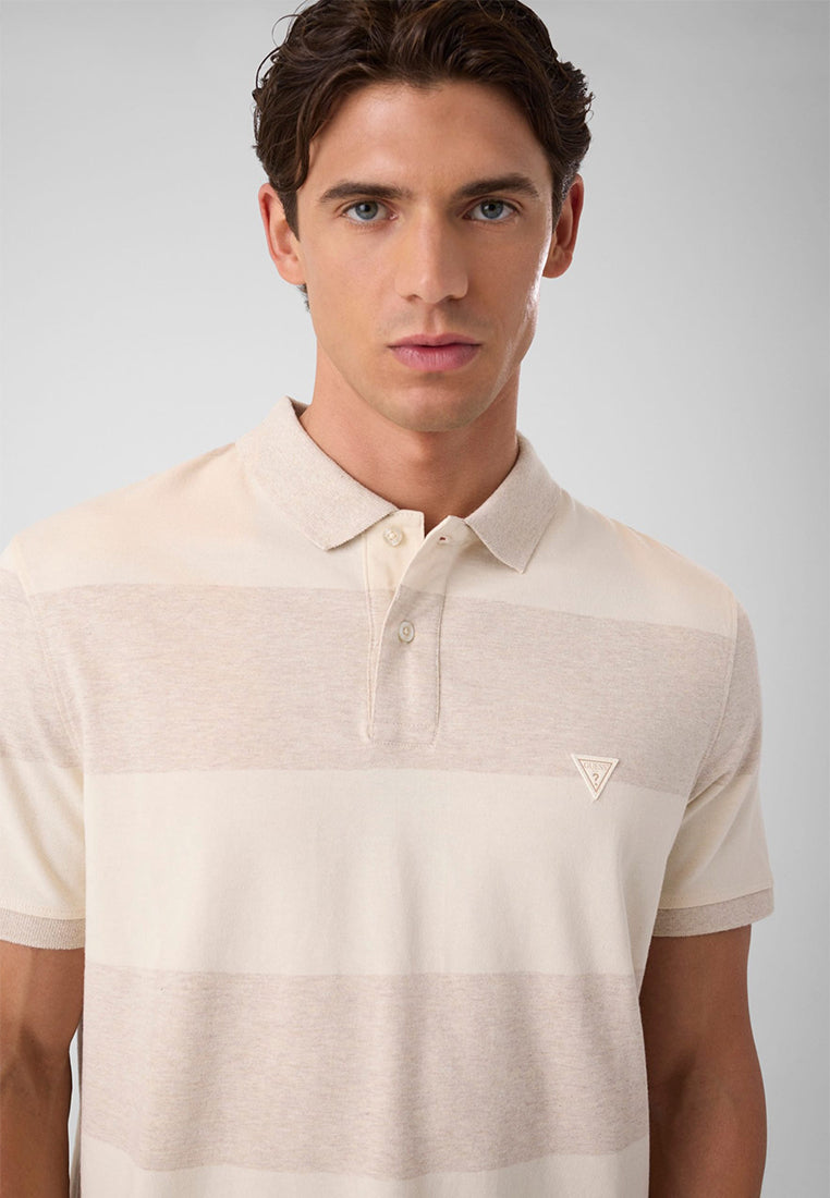 Shortsleeves Yarn Dyed Striped Polo