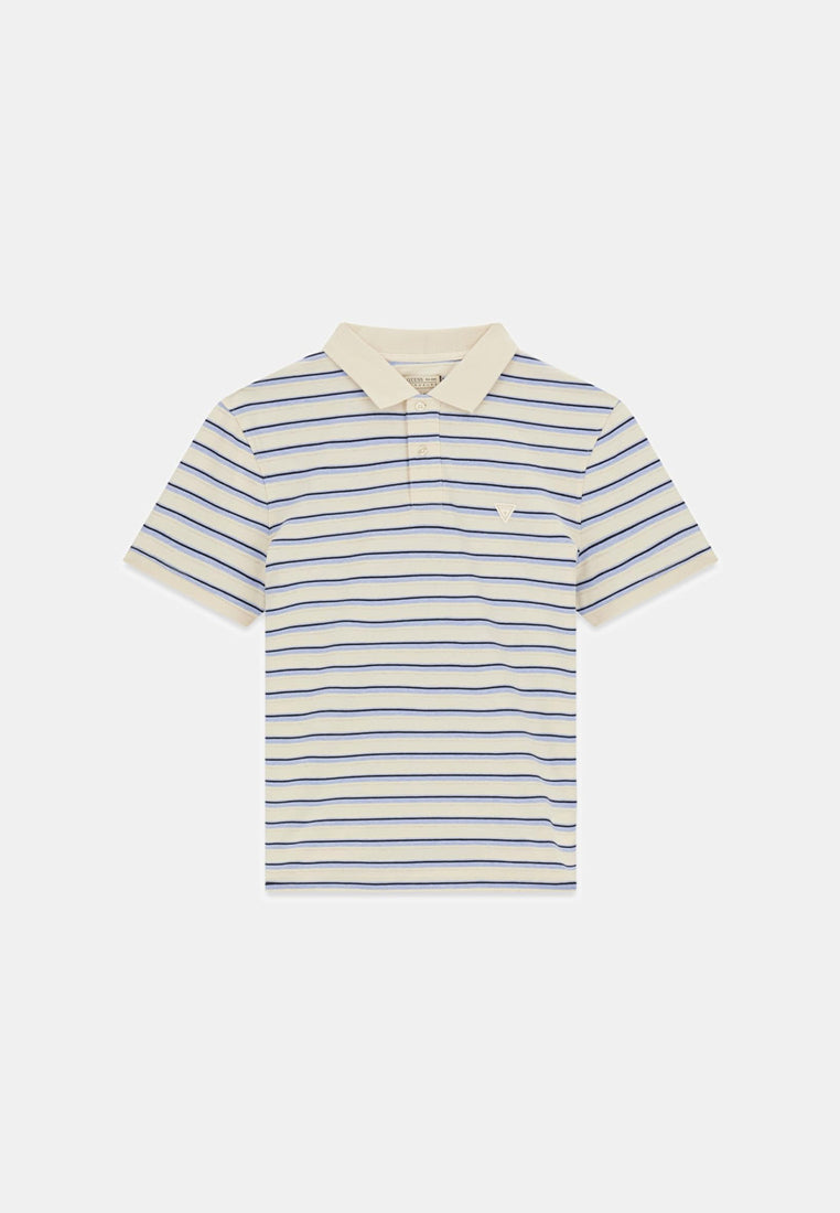 Shortsleeves Yarn Dyed Striped Polo