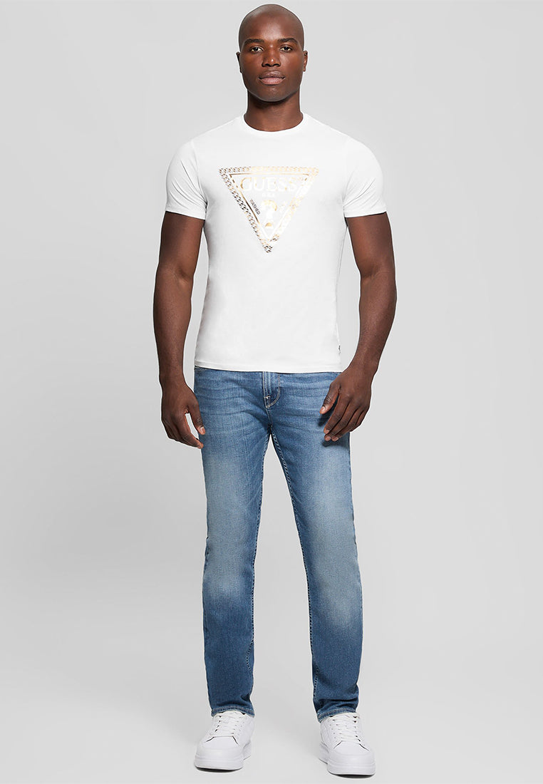 Basic Chain Triangle Logo Tee