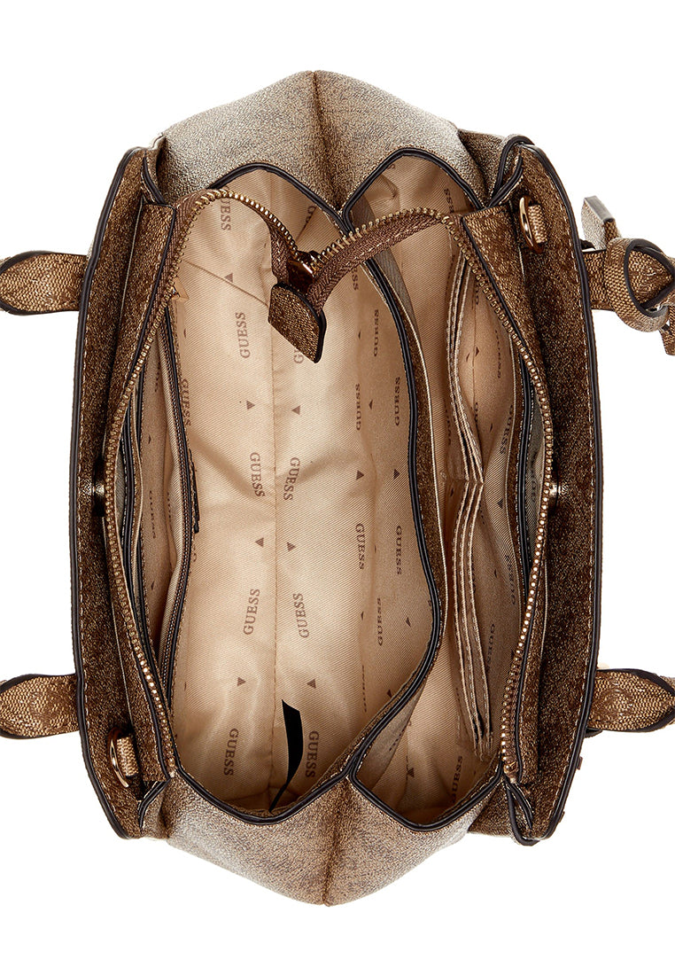 Leona Logo Small Multi Comp Satchel