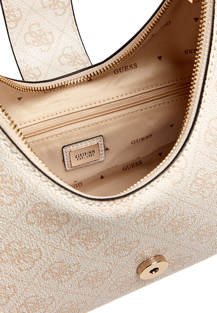 Yvonne Logo Hobo Bag