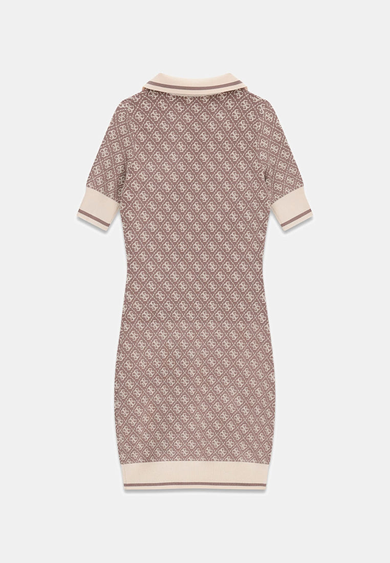 Shortsleeves Lise 4G Logo Polo Streetwear Dress