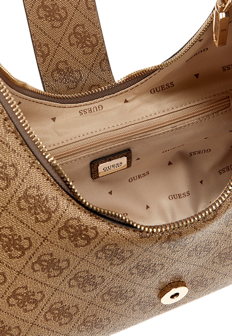 Yvonne Logo Hobo Bag