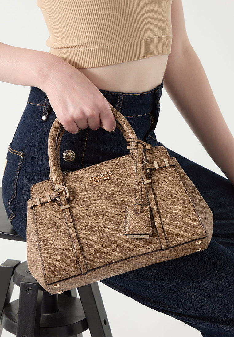 Leona Logo Small Multi Comp Satchel