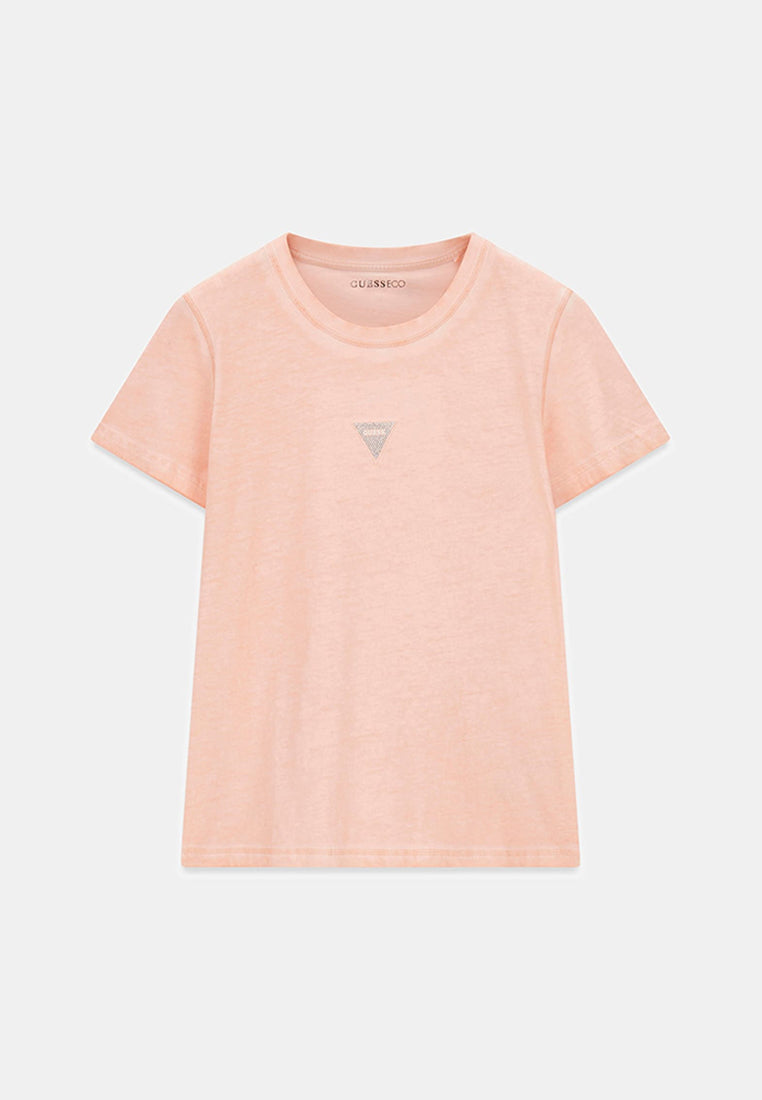 Shortsleeves Crewneck Mini Strass Triangle Tee