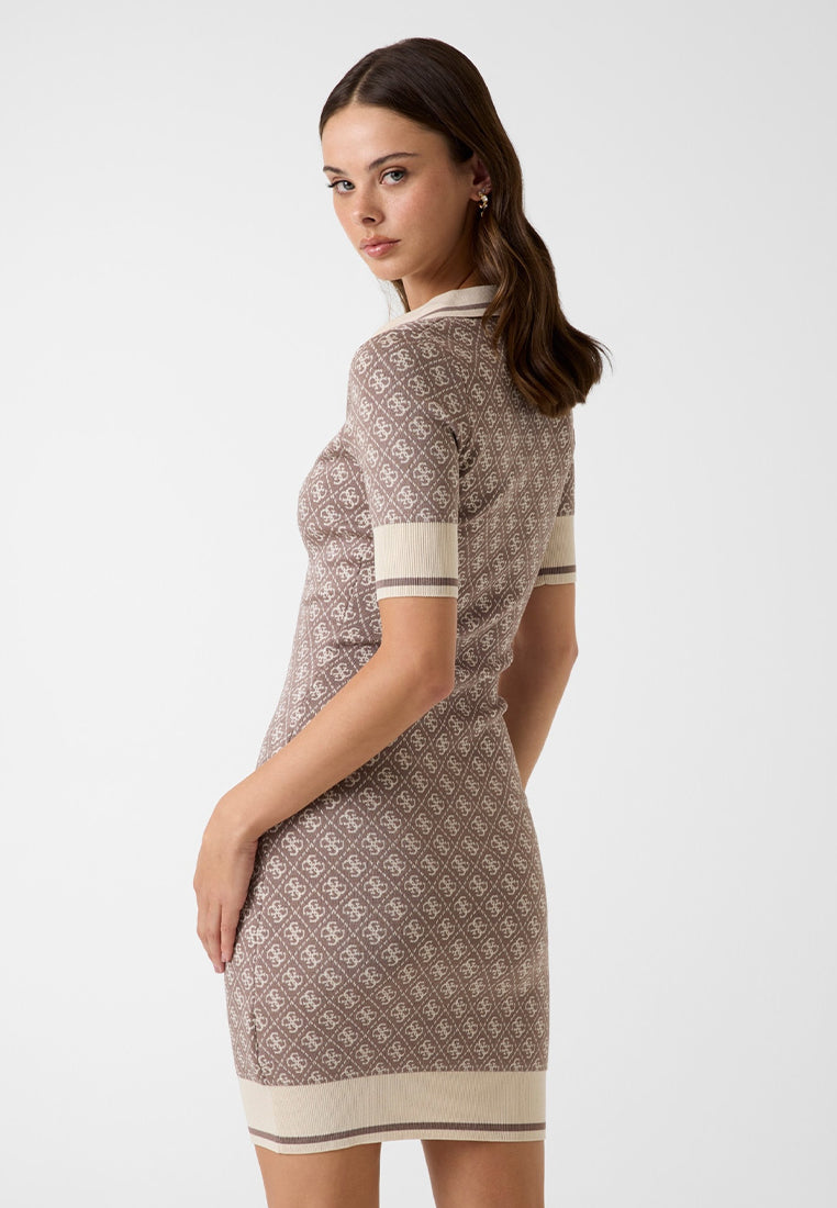 Shortsleeves Lise 4G Logo Polo Streetwear Dress