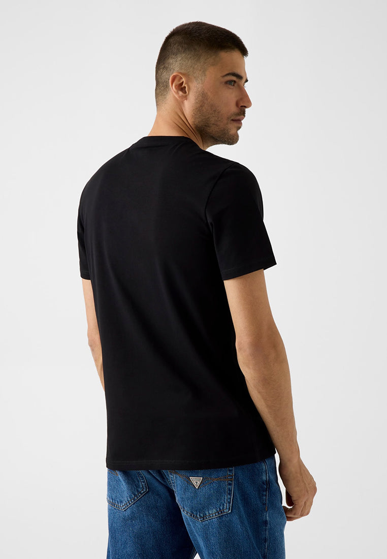 Crewneck Shortsleeves Mid Triangle Hd Print Tee
