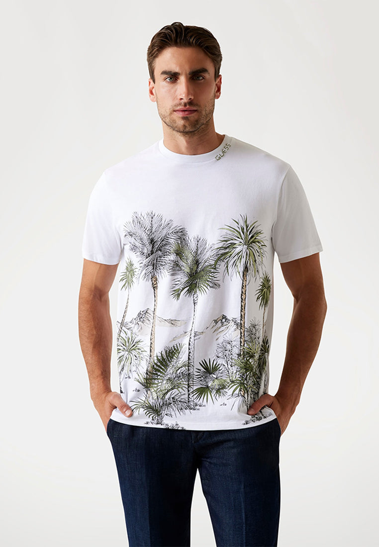 Shortsleeves Basic Urban Palm Tree Tee
