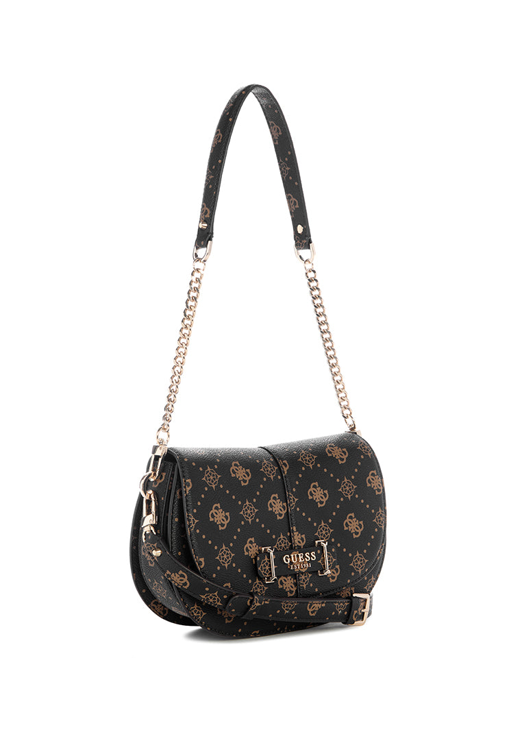 Carrie Logo Flap Shoulder Bag