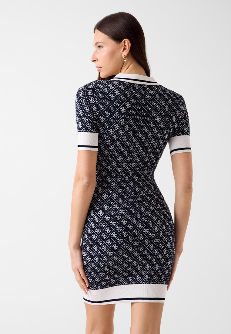 Shortsleeves Lise 4G Logo Polo Streetwear Dress