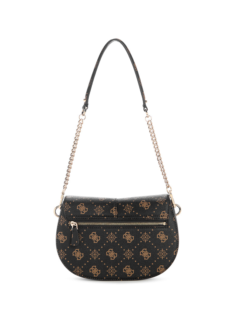 Carrie Logo Flap Shoulder Bag