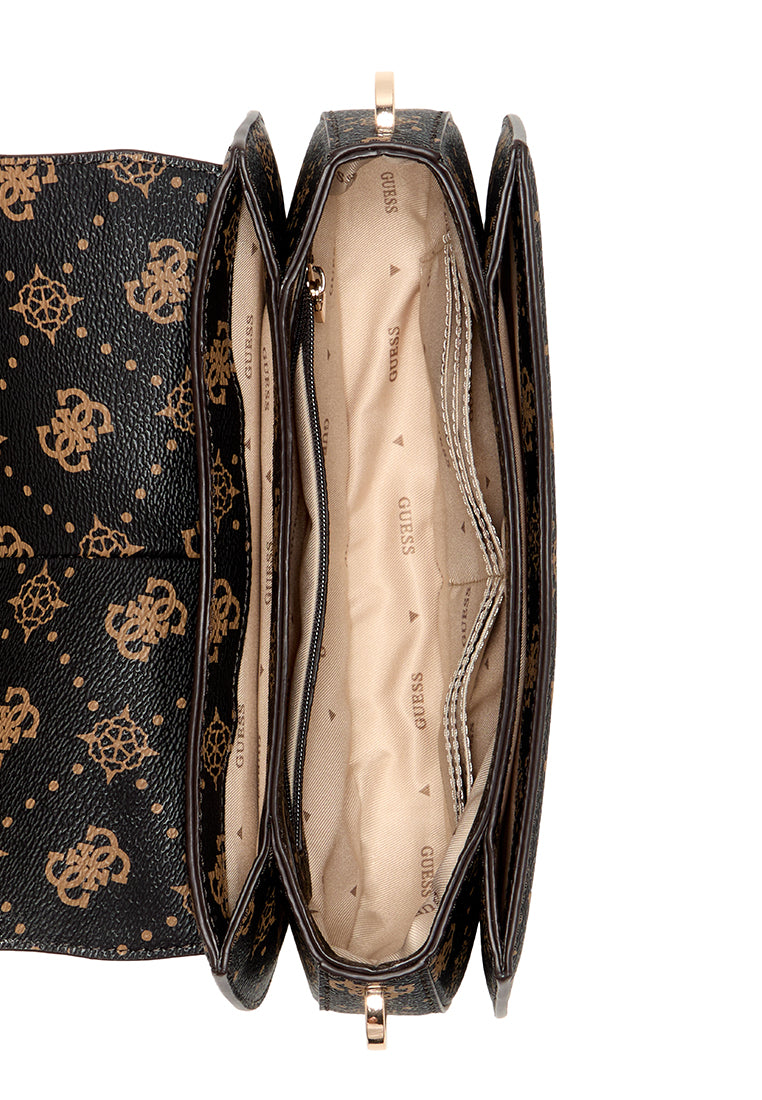 Carrie Logo Flap Shoulder Bag