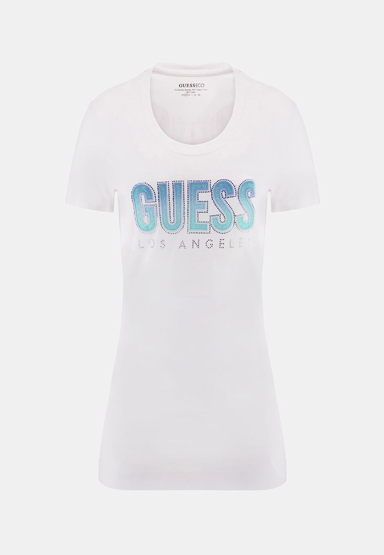 Glitter Degrade Logo Tee