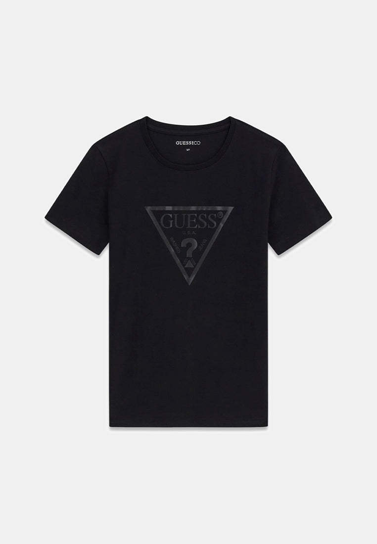 New Shortsleeves Crewneck Basic Triangle Tee