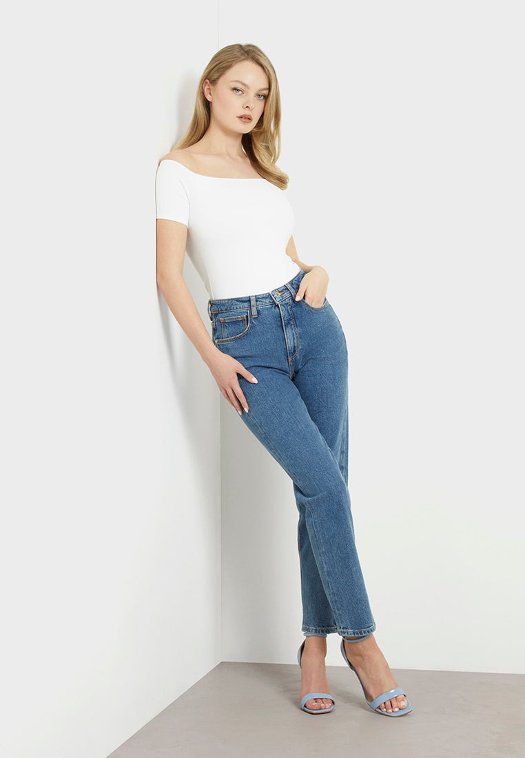 Off Shoulder Cristal Bodysuit